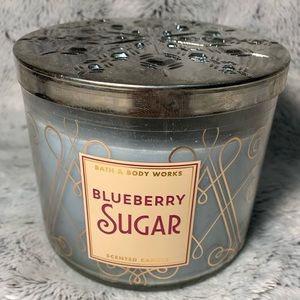 Blueberry Sugar 3-Wick Candle from Bath & Body Works (2017) BBW